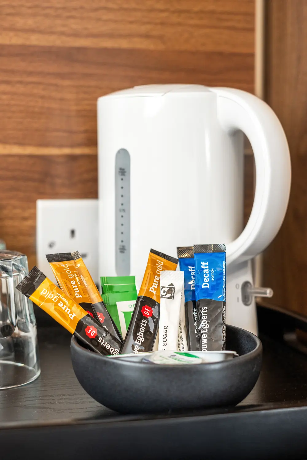 Tea and coffee making facilities in every room